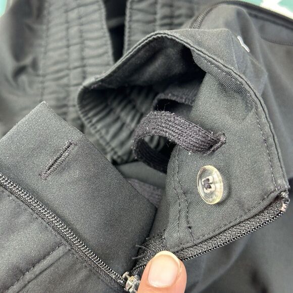 Nike Women's Size Medium Shorts Black Zip Front Running Stretch - Picture 14 of 16